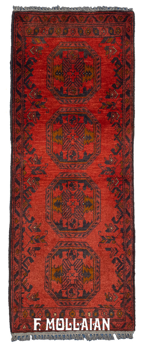 Konduz Fine Rug Red Color (136x53 cm)